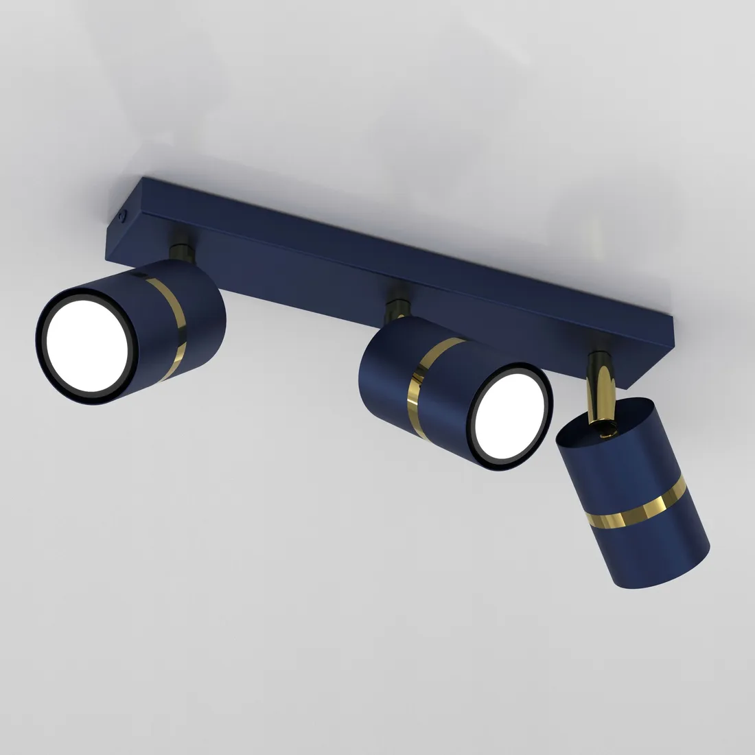 lampa-sufitowa-listwa-regulowane-3x-gu10-granat-zloty-stan-nowy