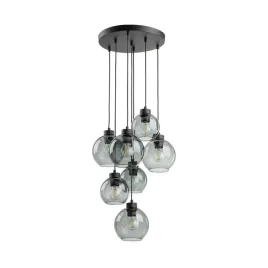 kaskada-7-grafitowych-kloszy-wiszacych-na-kole-tk-lighting-cubus-lampa