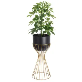 kwietnik-stojacy-metal-czarno-zloty-stojak-loft-druciany-46cm