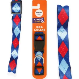 obroza-materialowa-dla-malego-psa-psow-pieskow-szczeniaka-suczki-niebieska