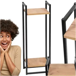 kwietnik-metalowy-loft-stojacy-czarny-70-cm-stojak-2-polki-framado-polska