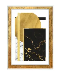 plakat-w-ramie-mdf-zloto-40x30