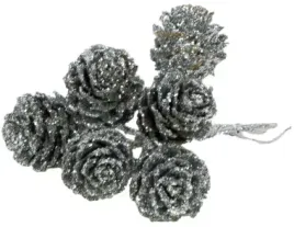 srebrna-brokatowa-zlota-3-cm-peczek-6-sztuk-na-druciku-srebro-swieta-stroik