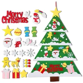 choinka-filcowa-zabawka-kreatywna-3d-filc-diy-dla-dzieci-z-ozdobami