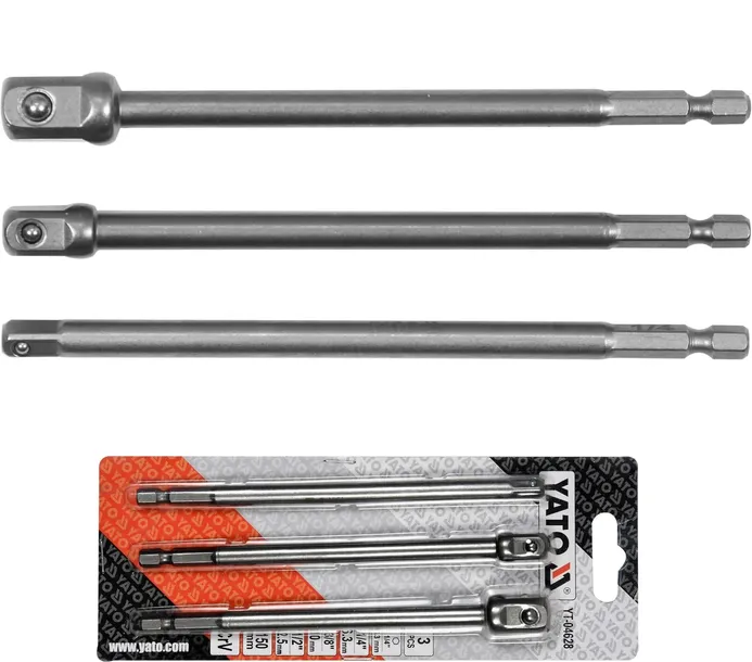 yato-adapter-hex-do-nasadek-kpl-3szt-dlugosc-bitu-150mm