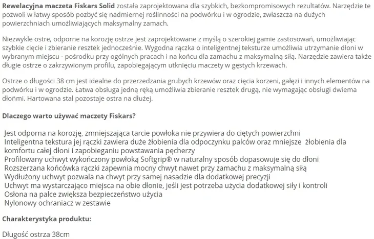 fiskars-maczeta-solid-fs1051235-stan-nowy-dlugosc-ostrza-38-cm