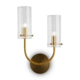 lampa-scienna-kinkiet-podwojny-mosiezny-szklane-klosze-tuby-glamour-maytoni