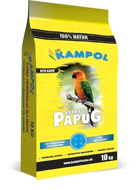 Karma dla średnich papug 10 kg Kampol