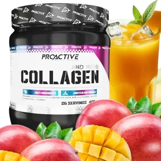 KOLAGEN mocne kości stawy ProActive Collagen And More 400g MANGO
