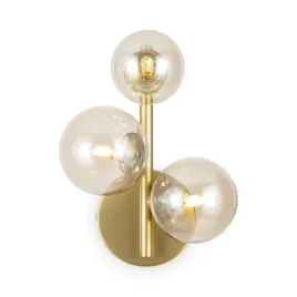 lampa-scienna-kinkiet-zloty-szklane-bursztynowe-kule-nowoczesny-maytoni