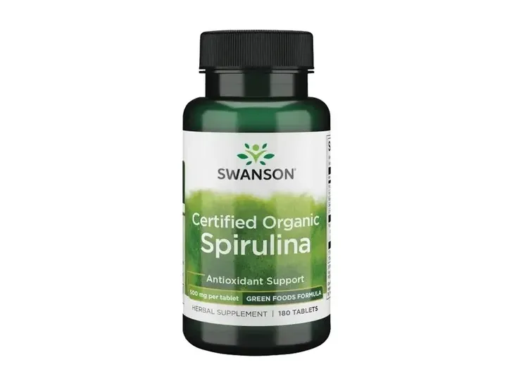 swanson-spirulina-cert-180tabl-waga-z-opakowaniem-0-08-kg
