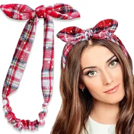 swiateczna-opaska-kokarda-w-kratke-ozdoba-do-wlosow-na-glowe-swieta-wygodna