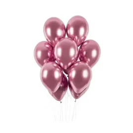 balony-lateksowe-25cm-chromowane-rozowe-100szt
