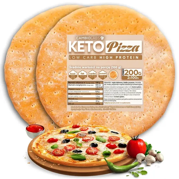 KETO SPODY DO PIZZY, KETO PIZZA - Gotowe ciasto na pizze - produkty keto