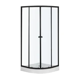 kerra-leo-90bl-kabina-prysznicowa-polokragla-90x185cm-szklo-bl-z-brodzikiem