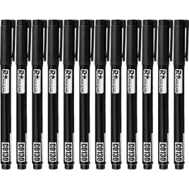 marker-czarny-budowlany-cienki-1mm-12szt