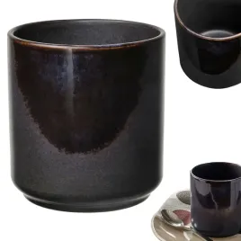 kubek-kamionka-290-ml-na-kawe-herbate-ciemnobrazowy-bez-ucha-rustykalny