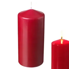 ozdobna-swieca-bezzapachowa-blokowa-14-cm-czerwona-dekoracyjna