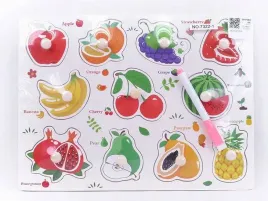 drewniana-ukladanka-z-tablica-suchoscieralna-puzzle-z-uchwytami-owoce