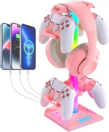 stojak-na-sluchawki-i-pady-dla-gracza-10-kolorow-rgb-rozowy-3-porty-usb