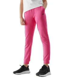 4f-spodnie-dresowe-joggery-dziewczece-rozowe-fuksja-ze-sciagaczem-146-152