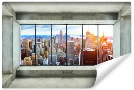 fototapeta-do-salonu-panorama-nowego-jorku-beton-efekt-3d-450x300