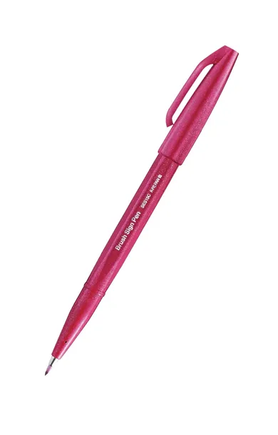 Pisak pędzelkowy PENTEL SES15C burgund