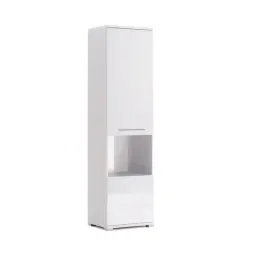 regal-szafa-slupek-50-cm-z-polkami-bialy-polysk-cichy-domyk