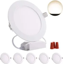 lampa-sufitowa-led-biala-6-w-zestaw-5-lamp