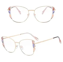 zlote-damskie-okulary-zerowki-do-komputera-blue-light-uv-oprawki-flexy
