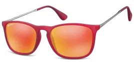 nerdy-okulary-damskie-meskie-uv-400-czerwone-mat