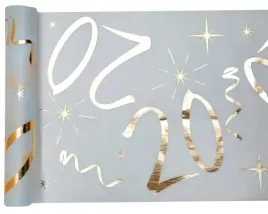 bieznik-bialy-20-urodziny-zloty-nadruk-30-x-500cm