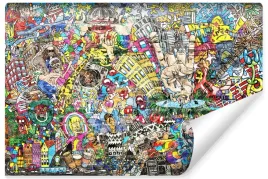 fototapeta-scienna-dla-mlodziezy-graffiti-kolorowe-wzory-abstrakcja-450x300