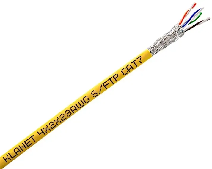 KABEL PRZEWÓD SIECIOWY SKRĘTKA KAT.7 EKRANOWANY S/FTP LSOH NA METRY