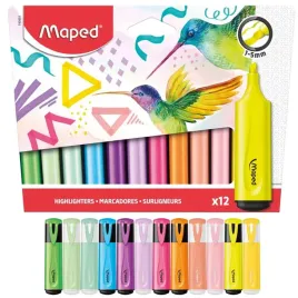 maped-zakreslacze-szkolne-biurowe-fluo-pastel-6-6-12-kolorow