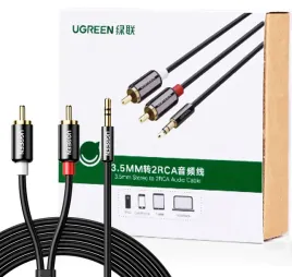 ugreen-kabel-przewod-analogowe-zlacze-audio-35-mm-mini-jack-2-rca-15-m