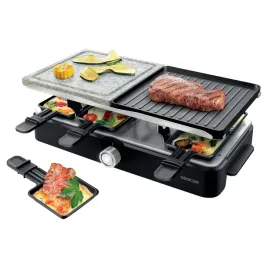 grill-elektryczny-2w1-sencor-0260bk-1400w-raclette-8-malych-patelni-21x21cm