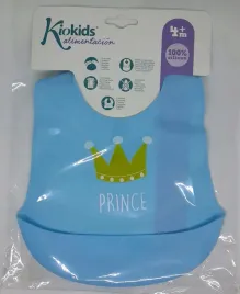 sliniak-silikonowy-z-kieszonka-kiokids-niebieski