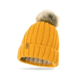 nandy-czapka-z-pomponem-gruba-polar-dziecieca