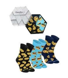skarpetki-rainbow-socks-box-emoji-socks-box-r-41-46-2-pary