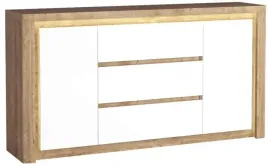 dab-bialy-polysk-komoda-z-szufladami-i-drzwiami-184-cm-led-pojemna