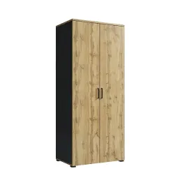 szafa-uchylna-regal-190x80-cm-2-drz-mat-antracyt-i-dab-wotan-cichy-domyk
