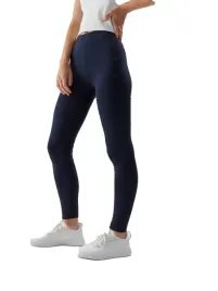 4f-legginsy-damskie-getry-dzianinowe-granatowe-wysoki-stan-xs