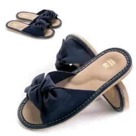 wygodne-kapcie-dzieciece-domowe-antyposlizgowa-podeszwa-granat-rozmiar-30