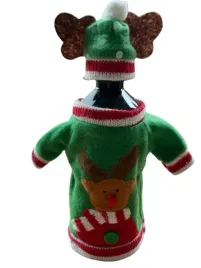 ubranko-swiateczne-na-butelke-pokrowiec-renifer