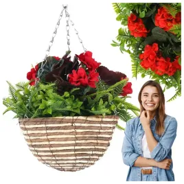 wiszaca-donica-sztuczna-pelargonia-jak-zywa-surfinia-czerwona-kwiaty