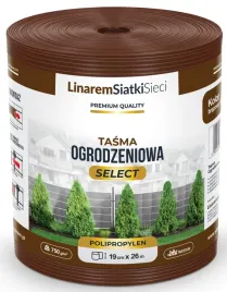 tasma-ogrodzeniowa-premium-12mm-polipropylen-19x26m-na-ogrodzenie-brazowa