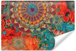 fototapeta-do-salonu-kolorowe-mandale-abstrakcja-styl-boho-450x300