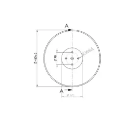 talerz-gladki-gruber-460-mm-4-otworowy-grubosc-4-mm-typ-skf-d460lbp4fs4