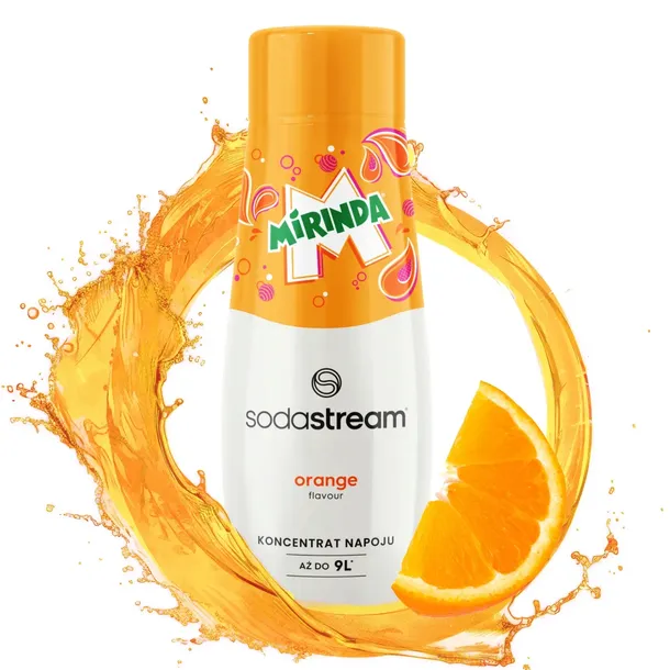 SYROP SODASTREAM MIRINDA KONCENTRAT DO SATURATORA WODY TERRA 440ML ORANGE